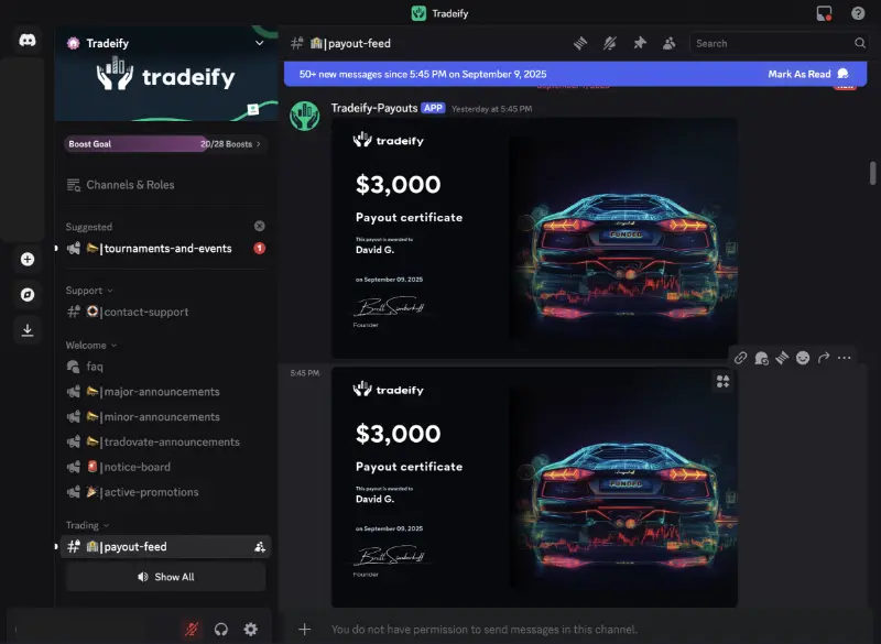 Tradeify Discord